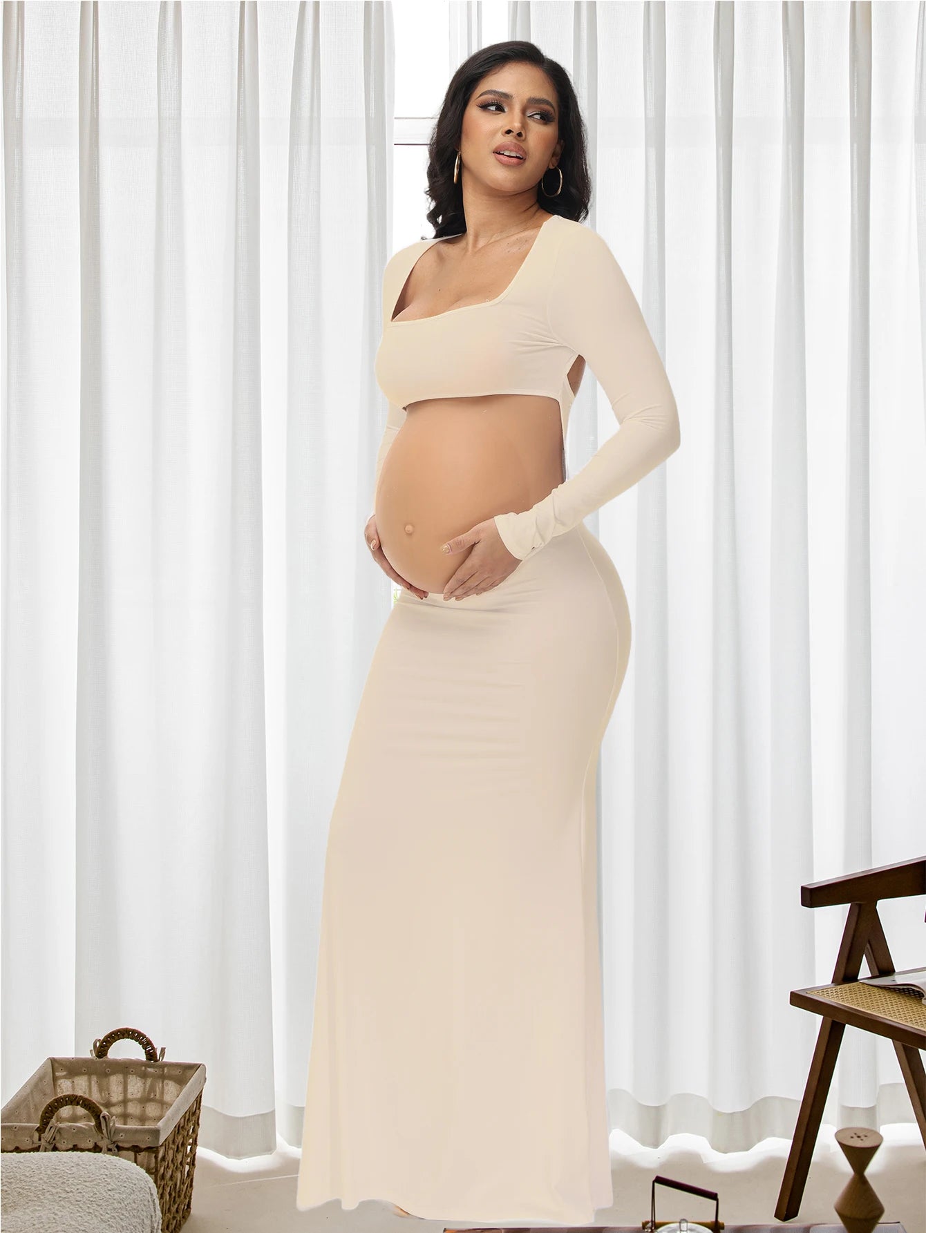 Sexy Stretch Pregnancy Dress For Women